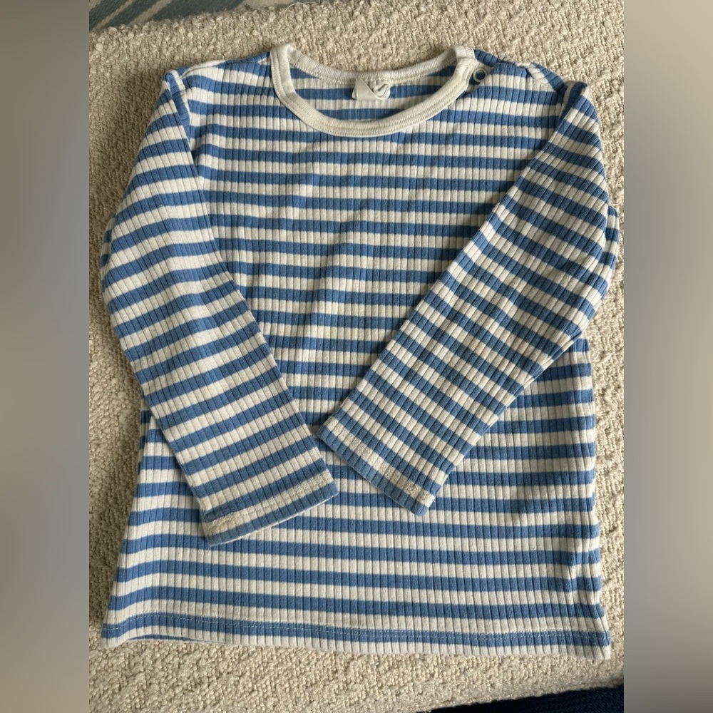 H&M Ribbed Long Sleeve Tee
